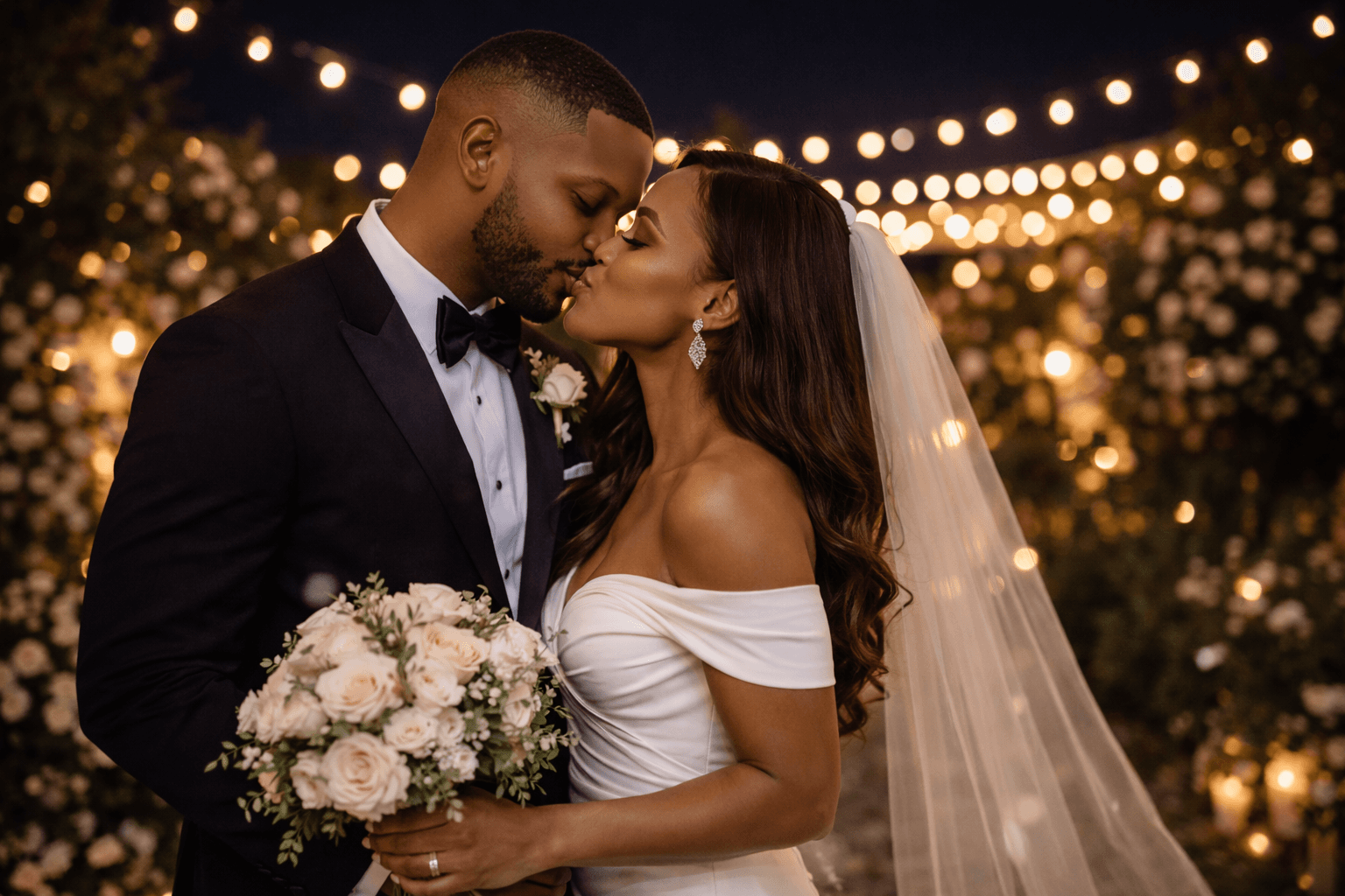 Couple White wedding